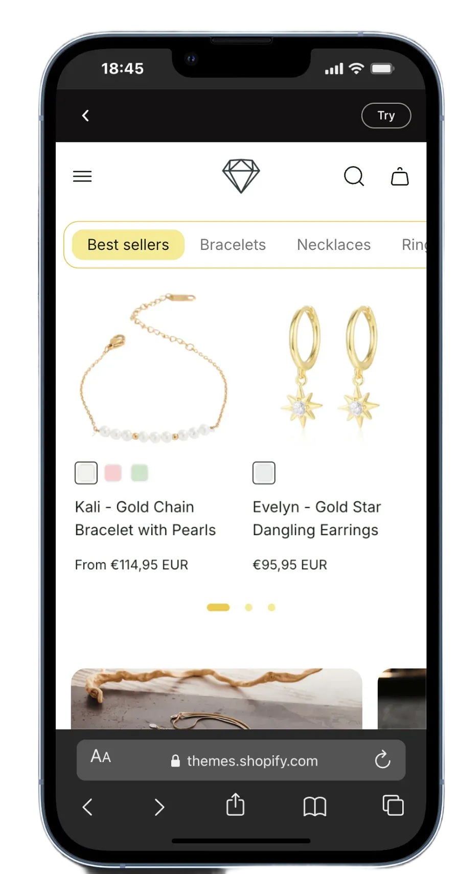 Boutique Theme Jade Preset - Neutrales, vielseitiges Design