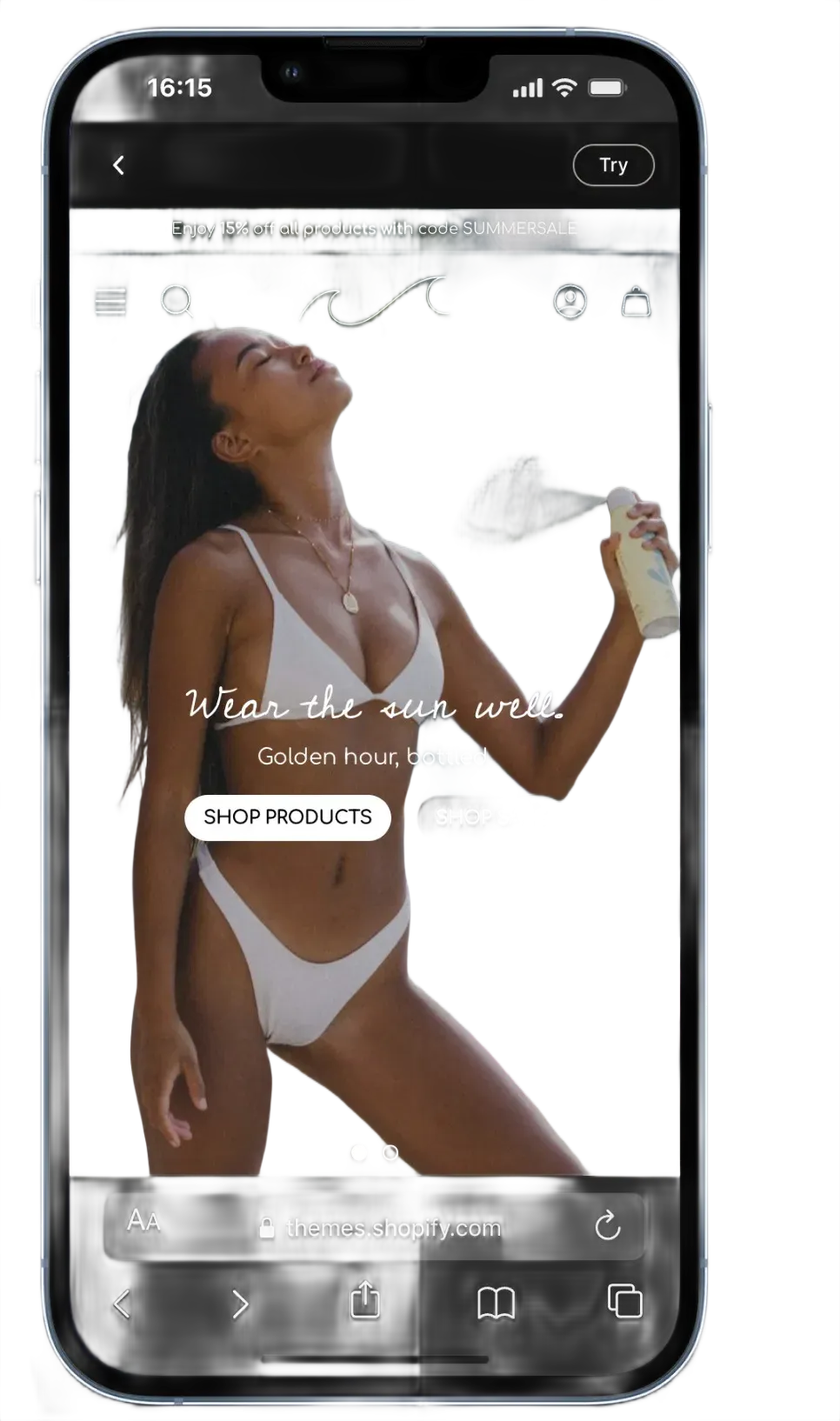 Broadcast Theme Amplify Preset - Bold Beach/Lifestyle Layout