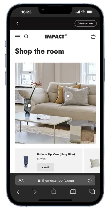 Impact Theme Cocoon Style - Warme Layouts für Interior und Home Decor Shops