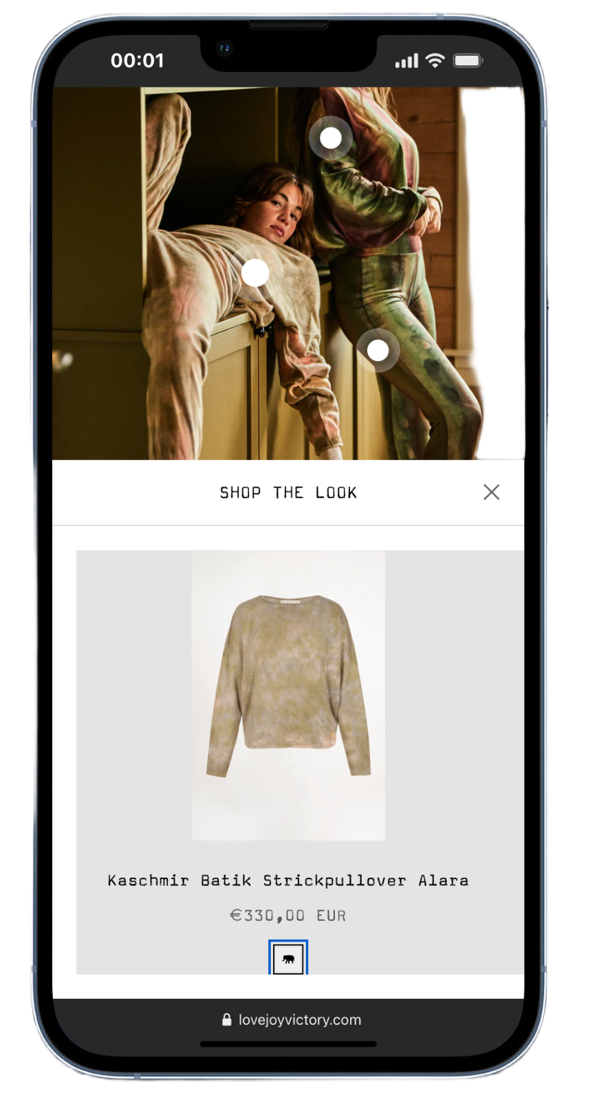 Prestige Theme Shop the Look - Produkte direkt aus Lifestyle-Bildern kaufen