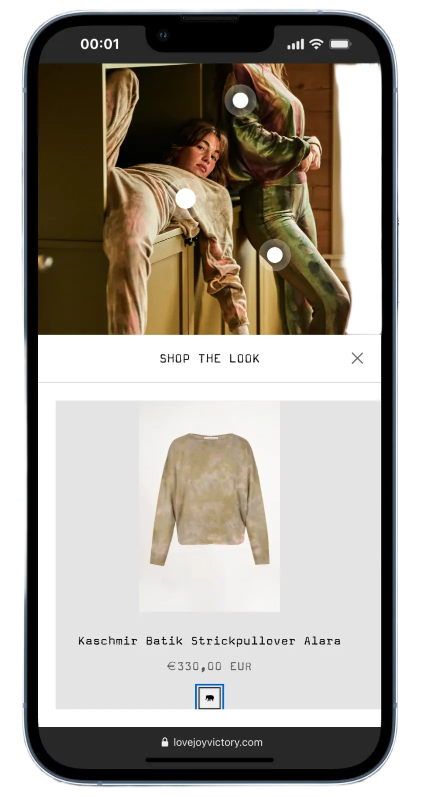 Prestige Theme Shop the Look - Produkte direkt aus Lifestyle-Bildern kaufen
